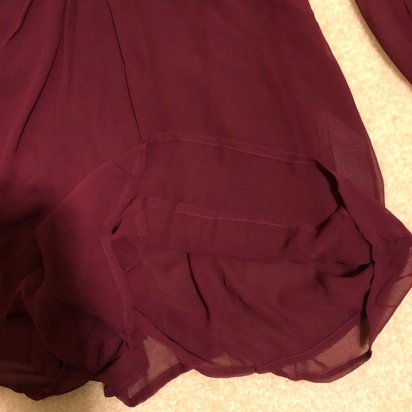 💜Cotton On Chiffon Long Sleeved Layered Playsuit - Picture 3 of 5